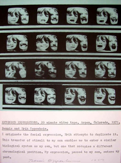 Dennis Oppenheim – Extended Expressions, 1976 – Lithograph