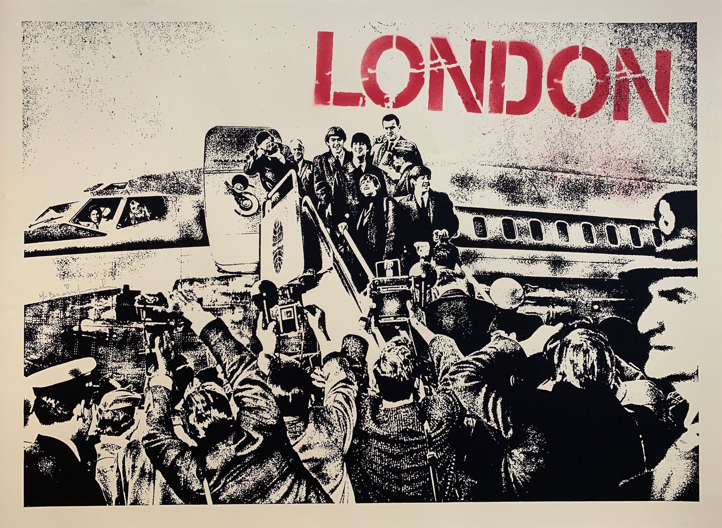 Mr. Brainwash – A good day's flight, 2009 – Litografía
