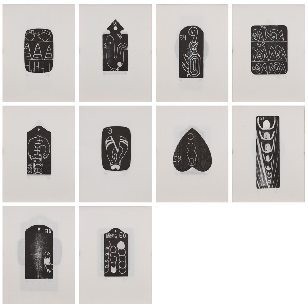 Tal R – Almanach (67 prints), 2015 – Holzschnitt