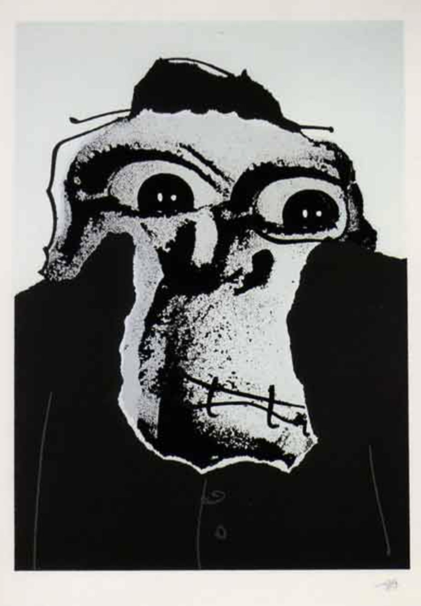 Antonio Saura – Moi, Planche 12, 1976 – Serigraph