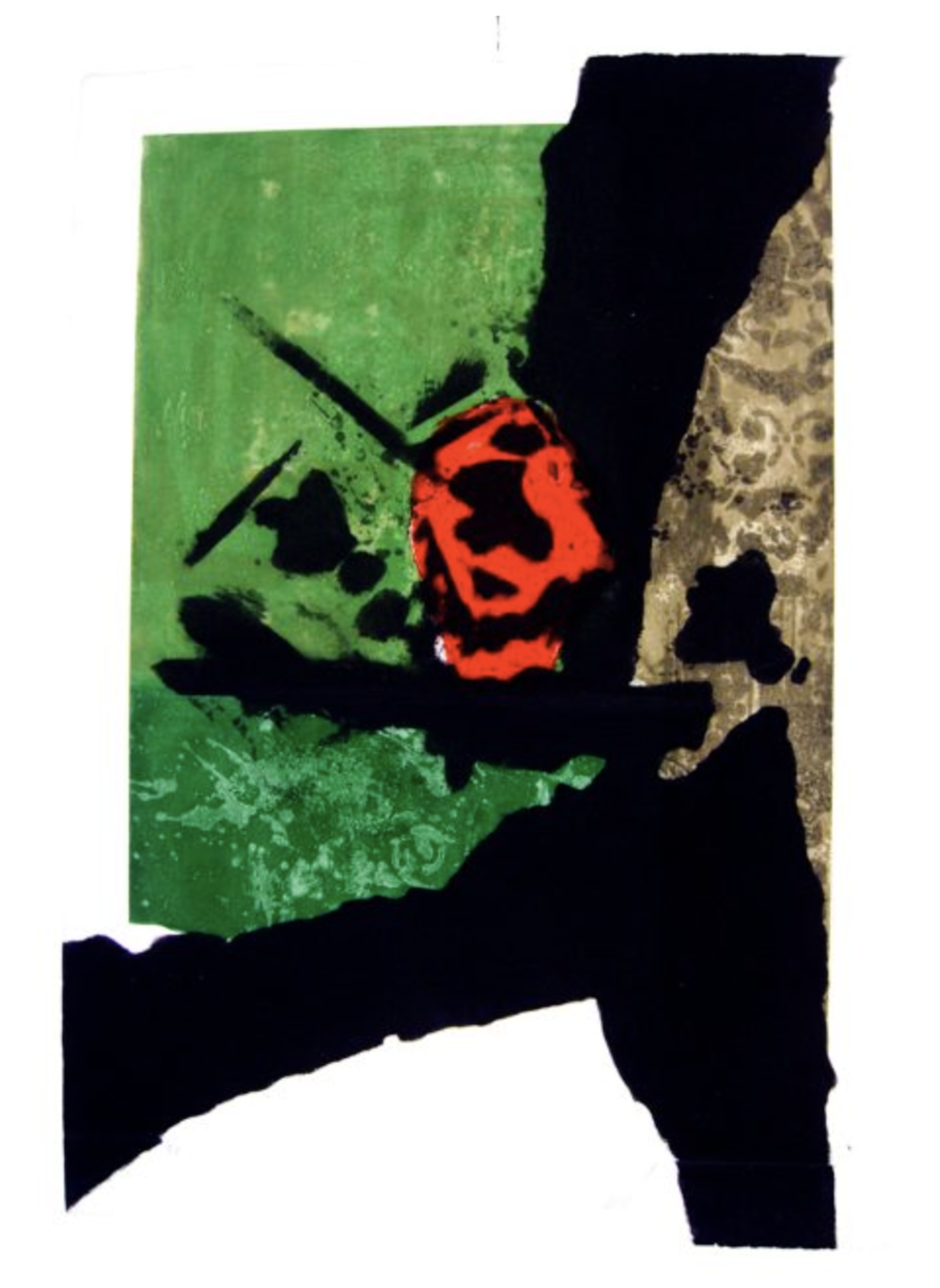 Antoni Clave – Trefles noirs, 1970 – Aguafuerte