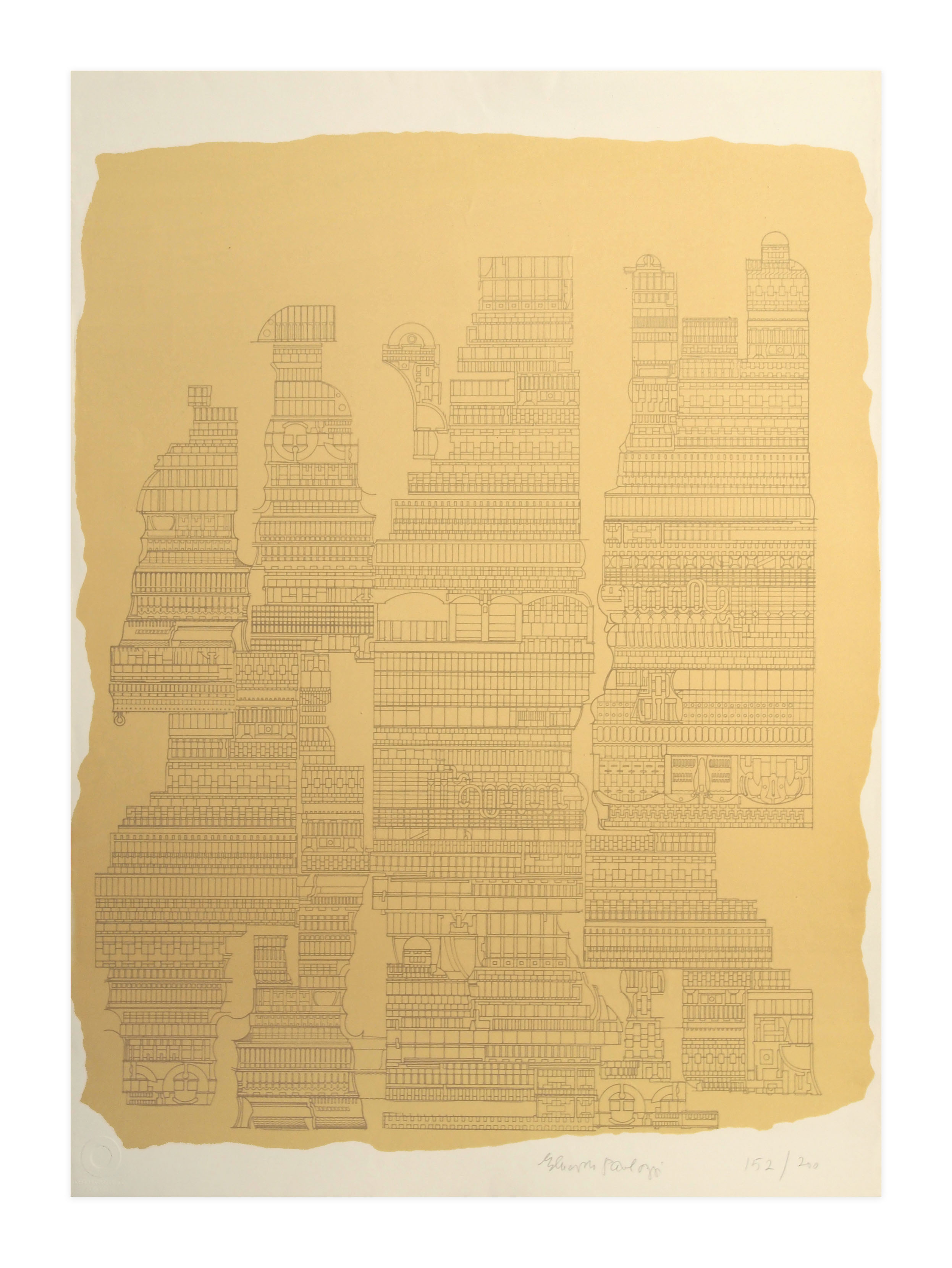 Eduardo Paolozzi – Central Park East, 1972 – Lithografie