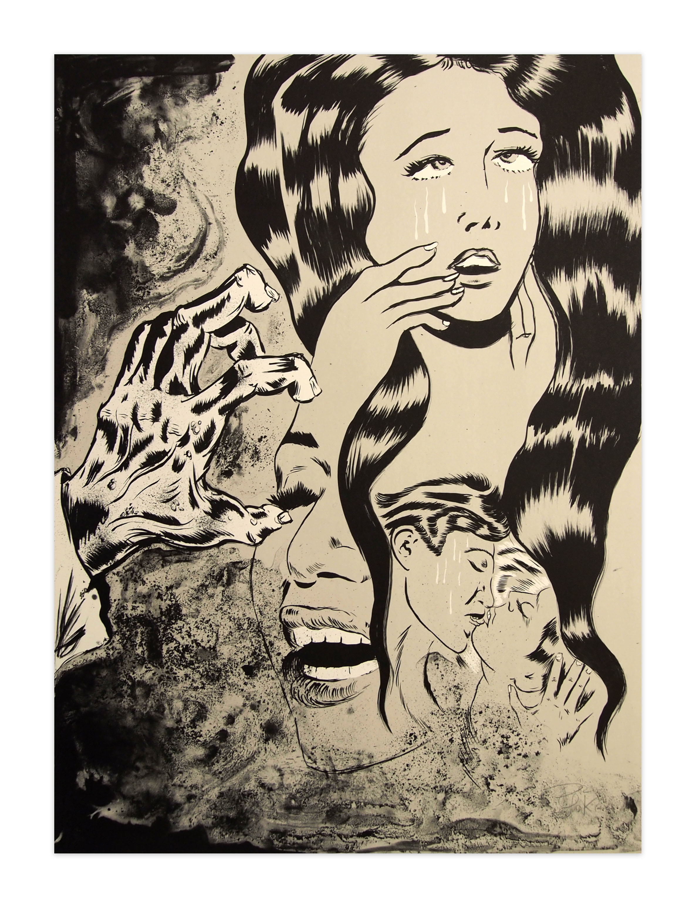 Dr Lakra – Abandonado, 2009 – Lithographie