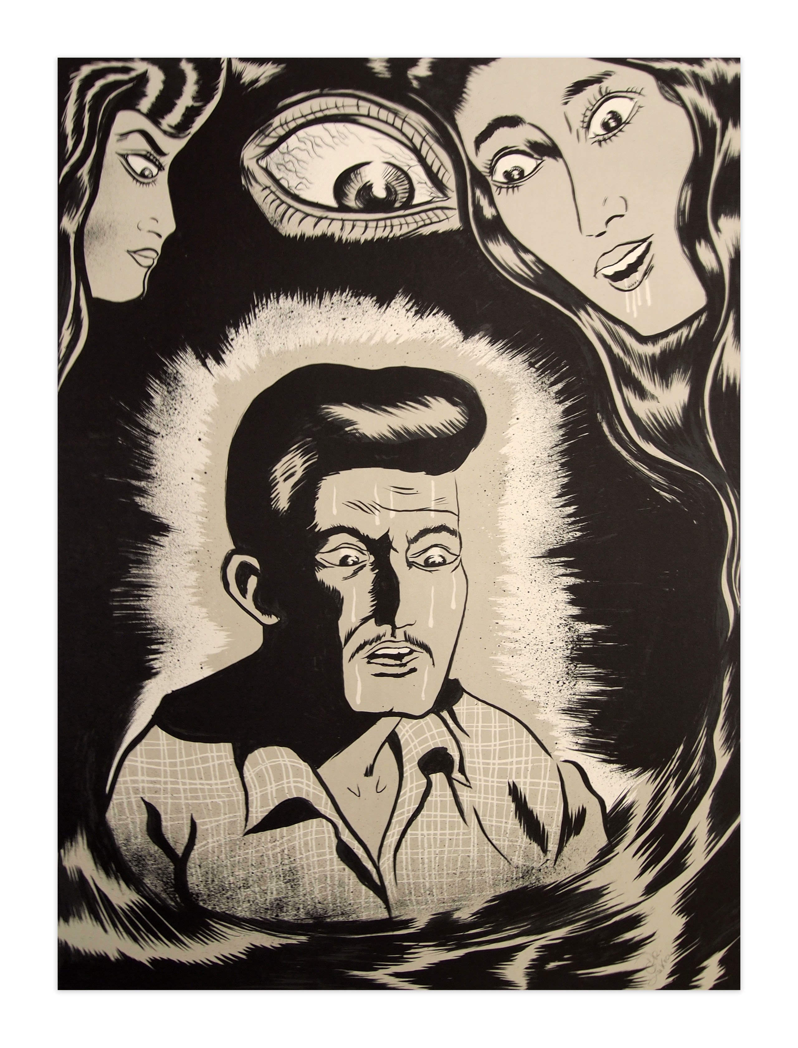 Dr Lakra – Ojo vigilante, 2009 – Lithographie