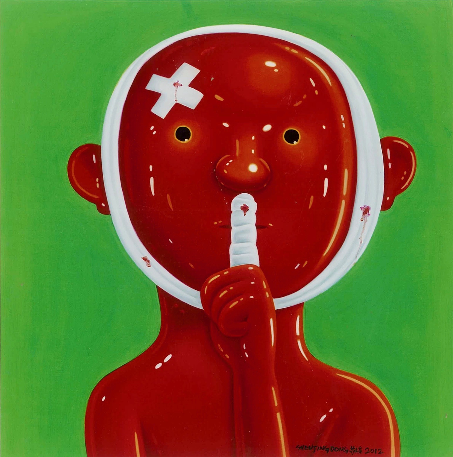 Shen Jingdong – Shush, 2012 – Oleo sobre lienzo