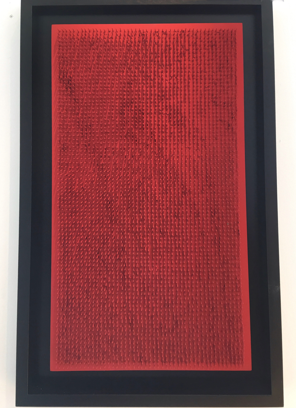 Bernard Aubertin – Clou, 1969 – Técnica mixta