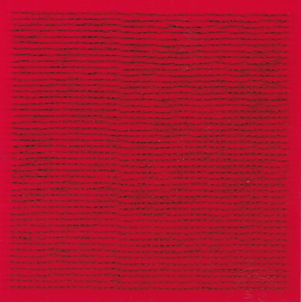 Bernard Aubertin – Clou (rouge), 1968 – Mixed Media