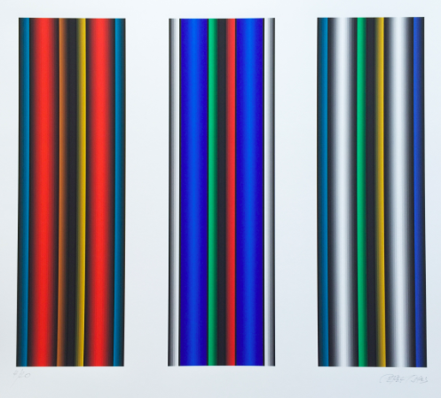 Dario Perez-Flores – Prochromatique Tryptich, 2015 – Litografía