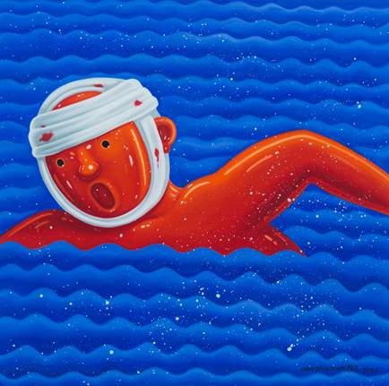 Shen Jingdong – Move On, 2012 – Huile sur toile