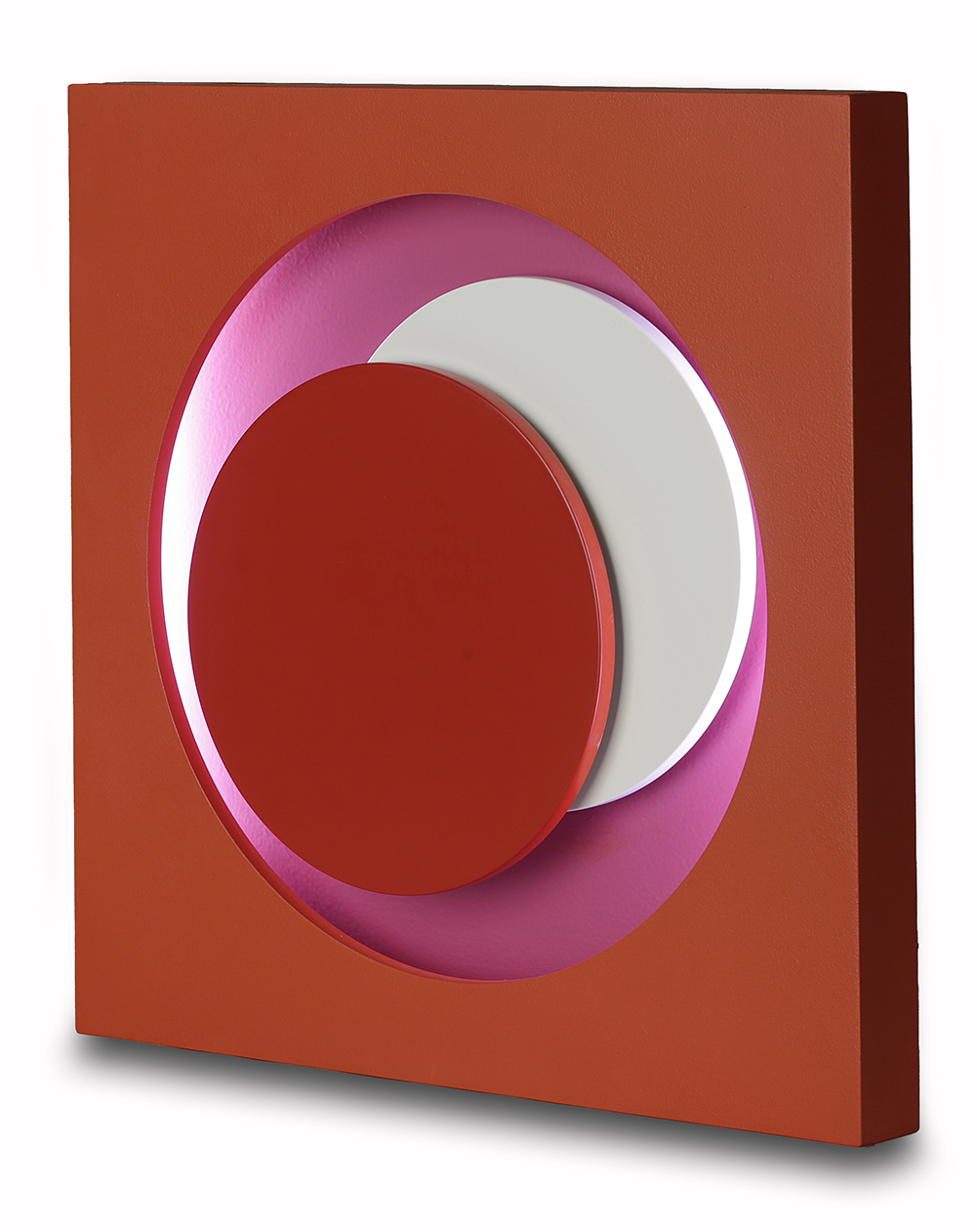 Geneviève Claisse – Cercle rouge, 1968-2014 – Mixed Media