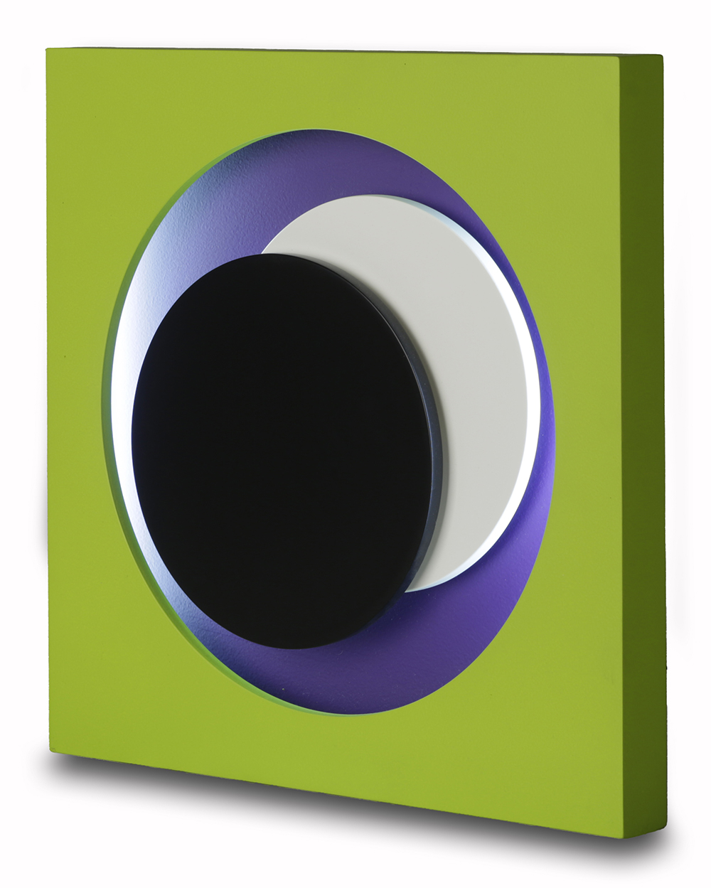 Geneviève Claisse – Cercles vert, 1968-2014 – Mischtechnik