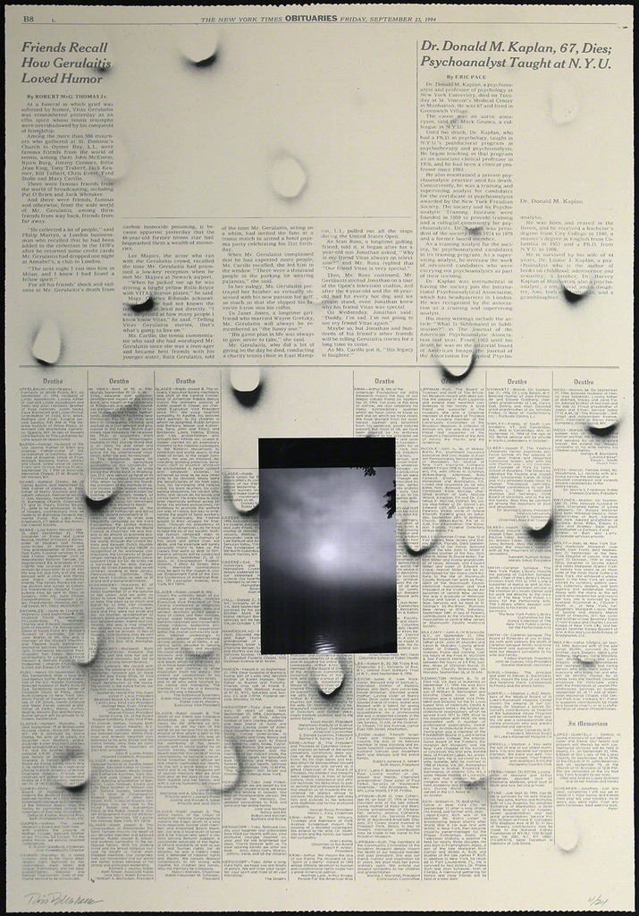 Ross Bleckner – September 23rd bis (variant 5), 2016 – Litografía