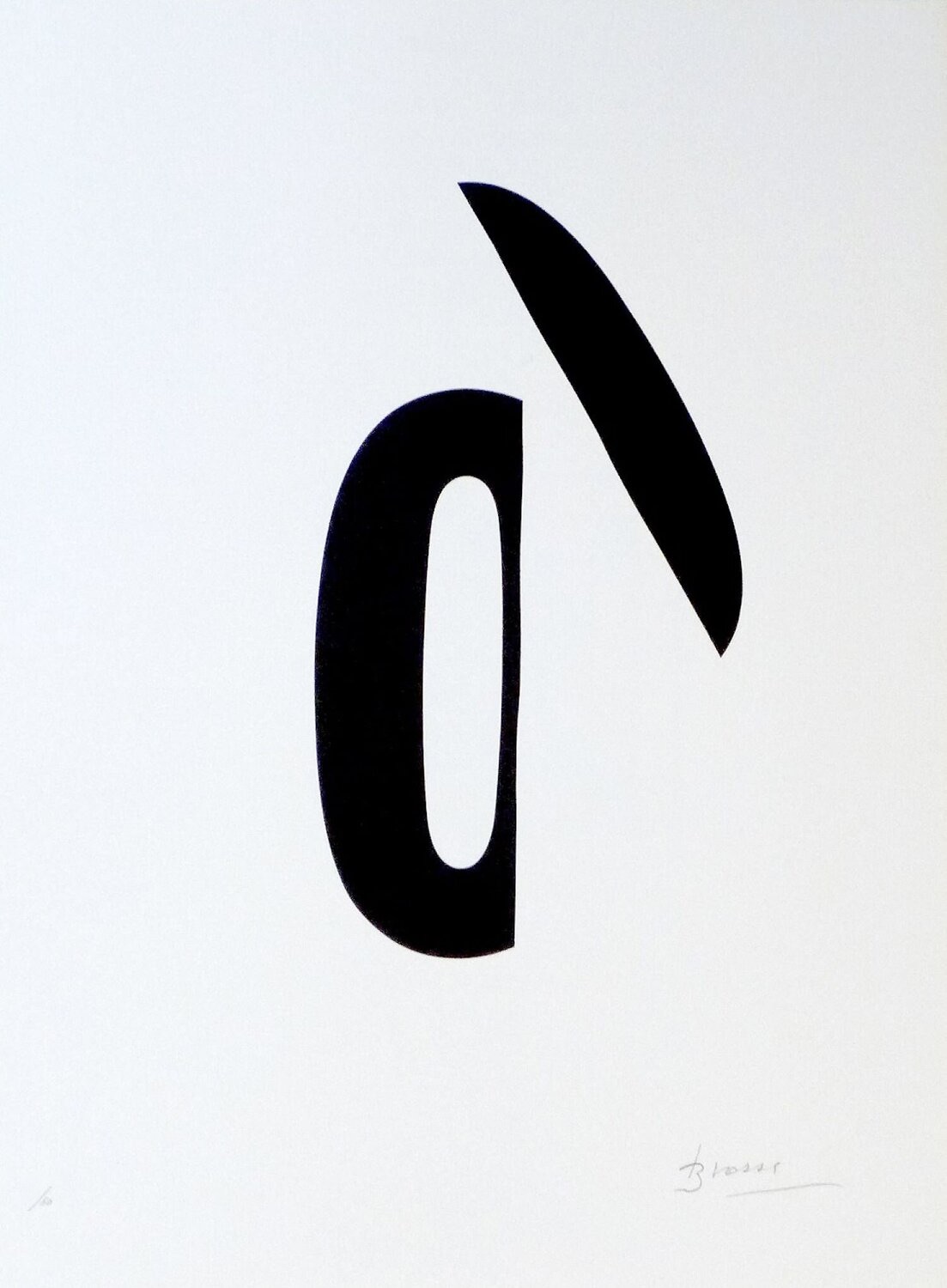 Joan Brossa – Poema visual 19, 1989 – Litografía
