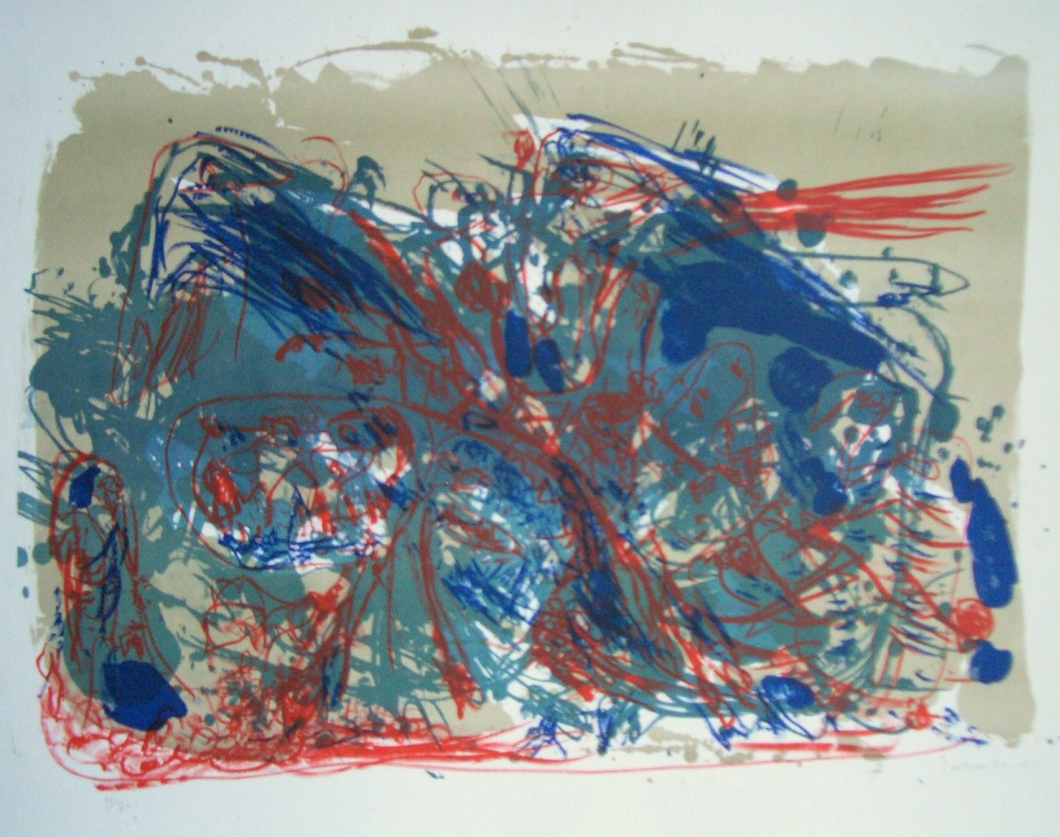 Asger Jorn – L’oubli, 1960/61 – Litografía