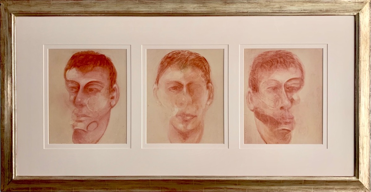 Francis Bacon – Three studies for a portrait of John Edwards, 1980 – Lithograph