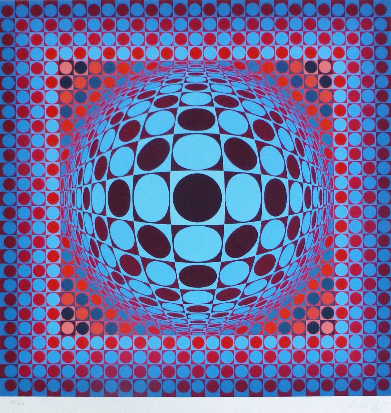 Victor Vasarely – Hang, 1979 – Silkscreen