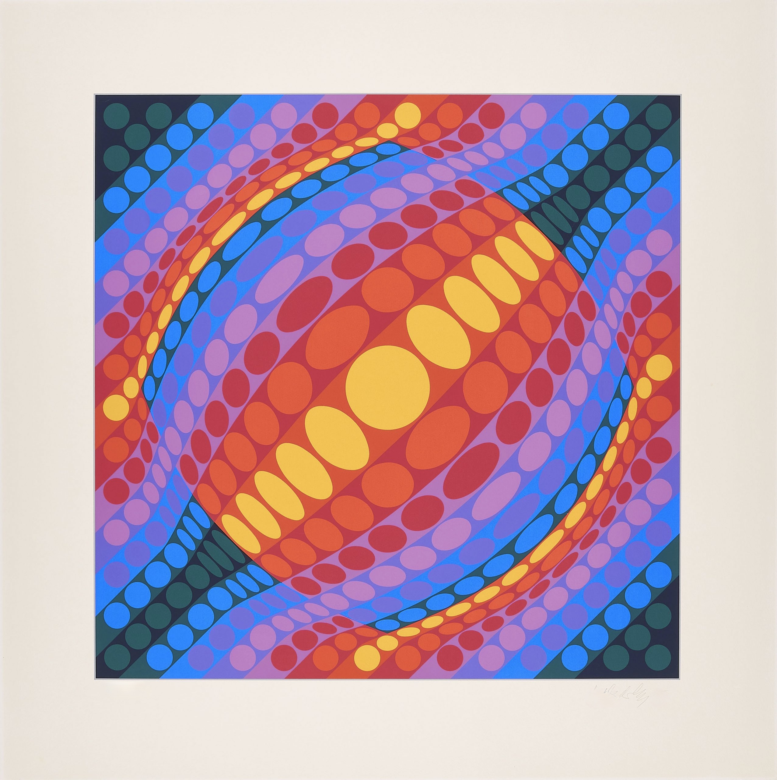 Victor Vasarely – Planeta, 1972 – Silkscreen