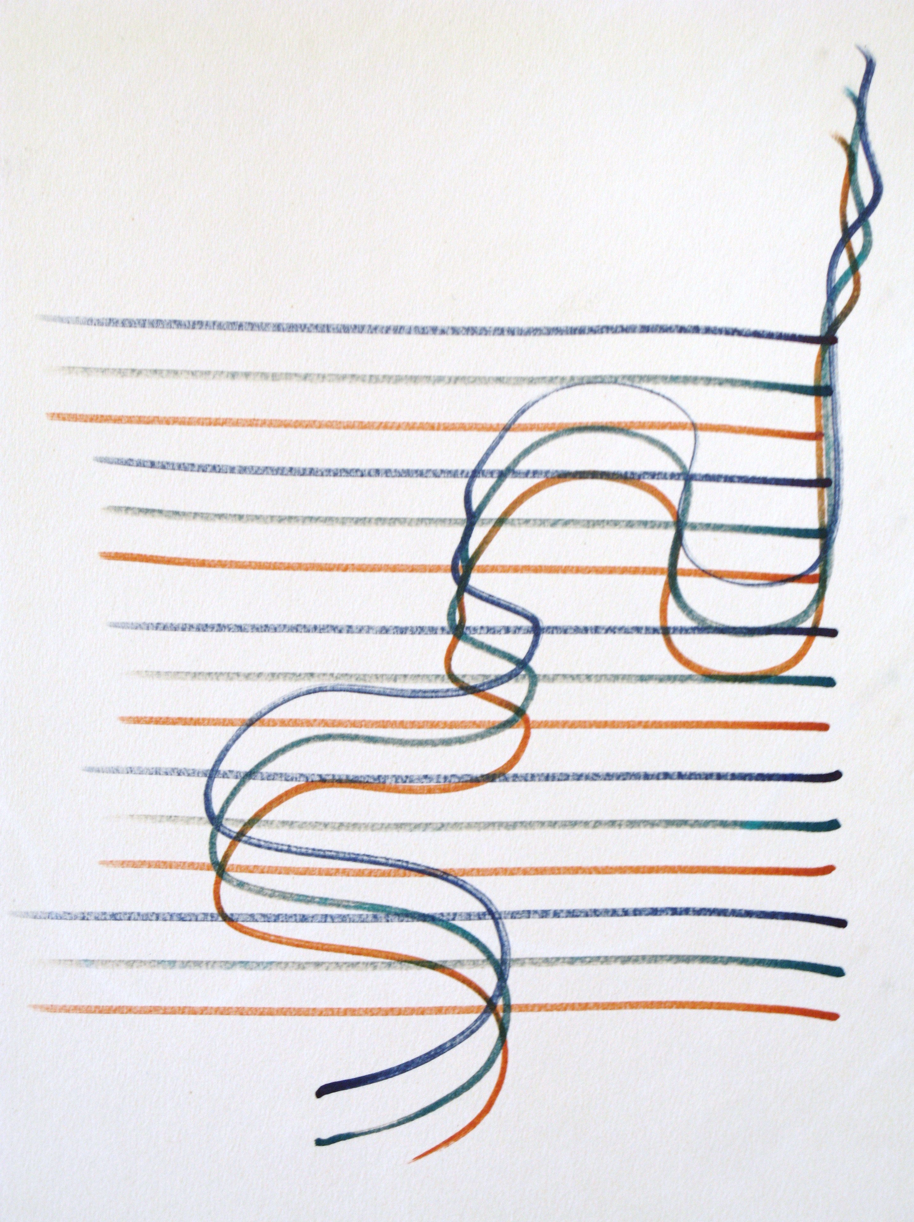 Yaacov Agam – Sketch #1b – Stift und Tinte