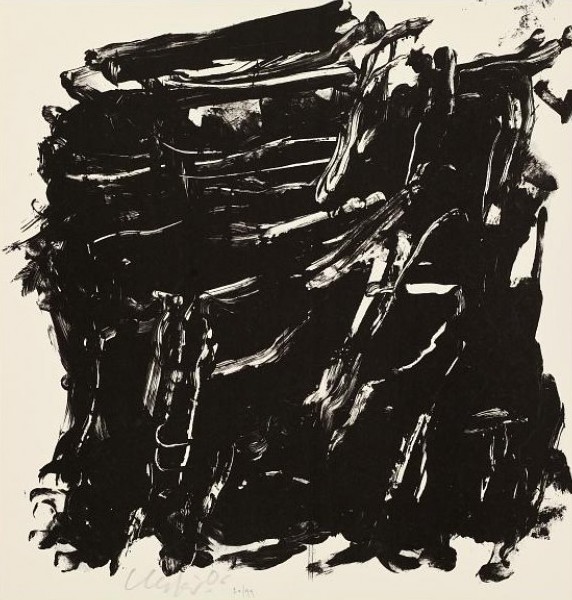 Gunther Uecker – Hiob Seite 16 – Silkscreen
