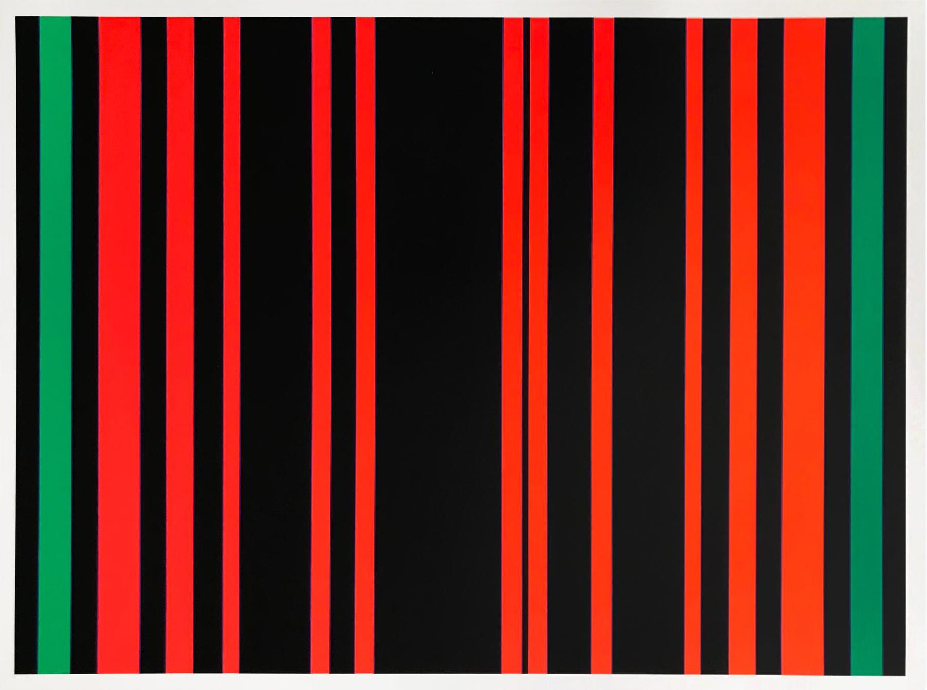 Günter Fruhtrunk – Between Green, 1970 – Zeefdruk