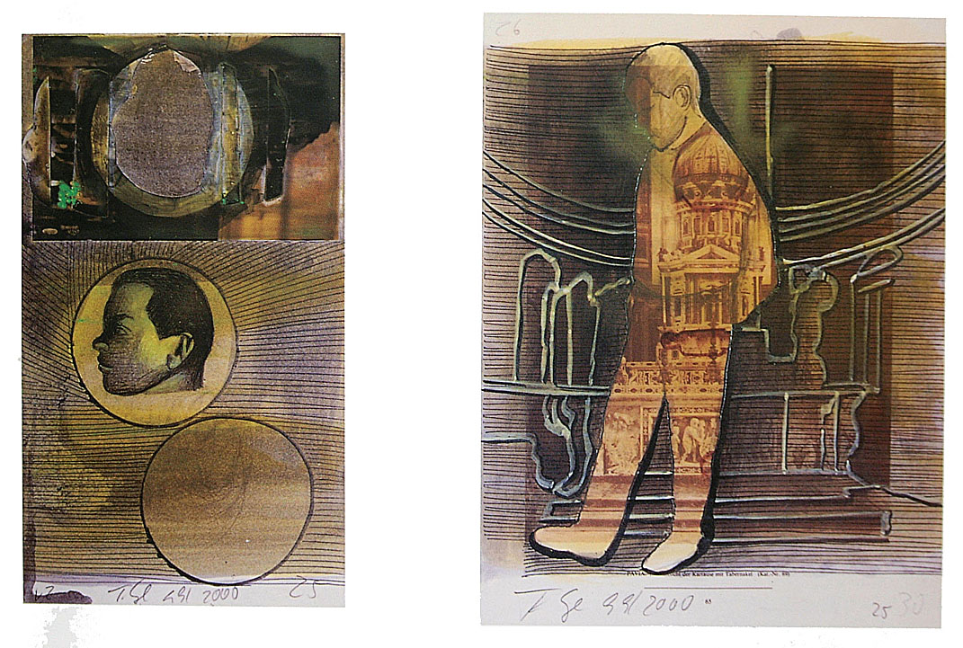 Thomas Lange – Zeittunnel (brown), 1999 - 2000 – Mixed Media