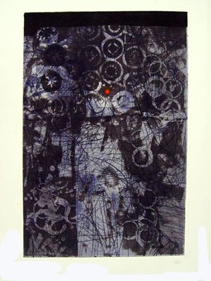 Antoni Clave – Etoiles et signes, 1968 – Grabado Aguatinta
