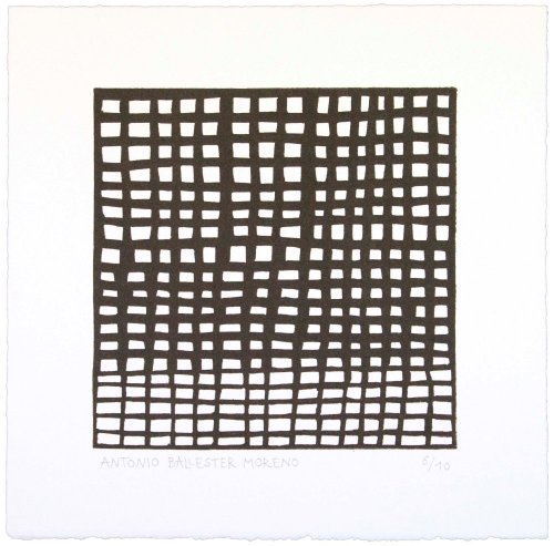 Antonio Ballester Moreno – Trama, 2013 – Grabado en linóleo