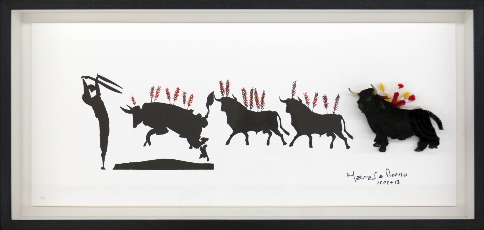 Nelson Leirner – Picasso Toros-1, 2012 – Collage