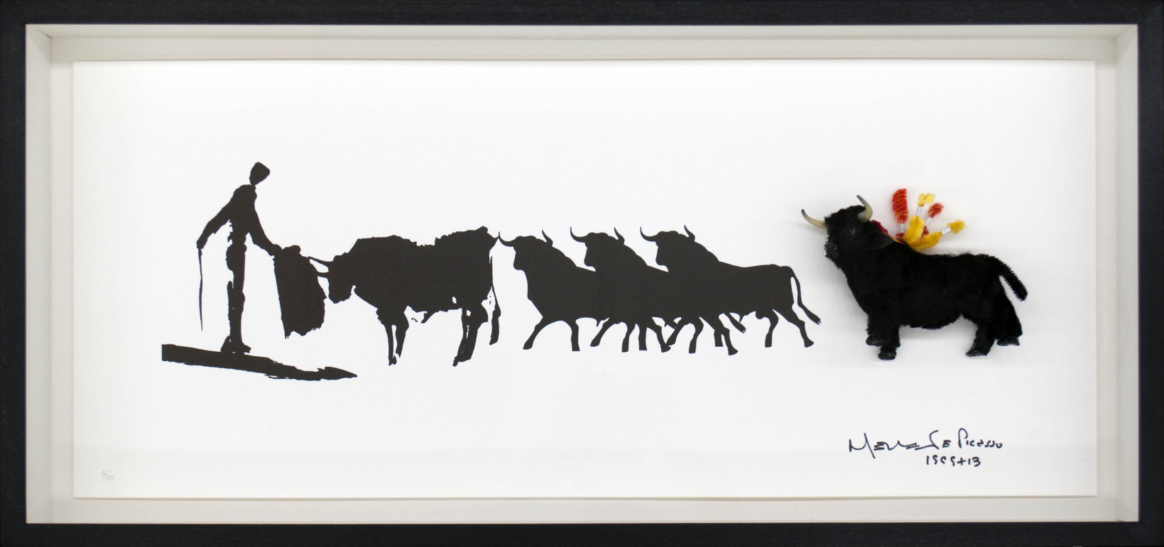 Nelson Leirner – Picasso Toros-2, 2012 – Collage