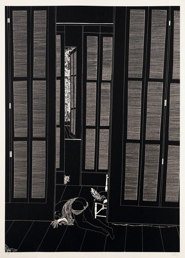 Leng Bing-Chuan – Full moon, 2015 – Lithograph