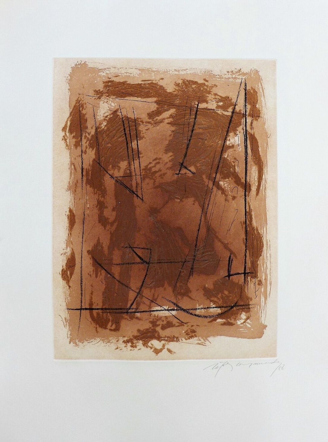 Albert Ràfols-Casamada – Circ-6, 1988 – Gravure