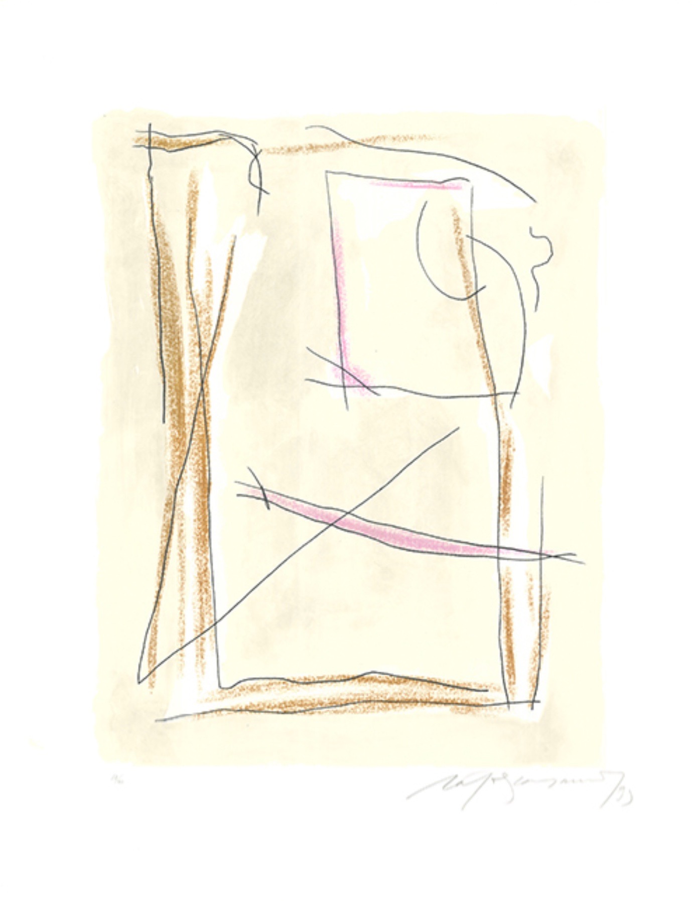 Albert Ràfols-Casamada – Brisa-4, 1993 – Ets