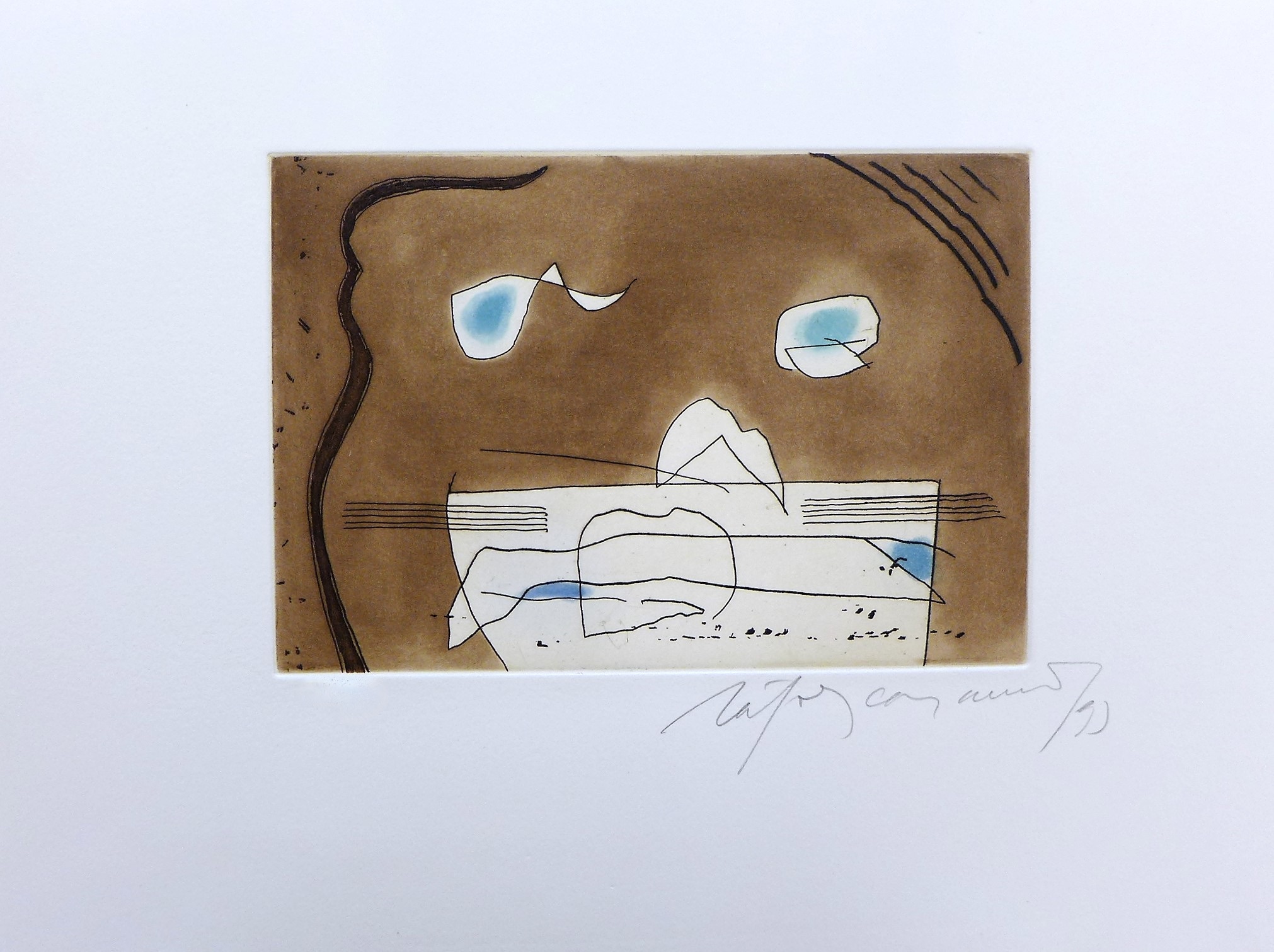 Albert Ràfols-Casamada – Finestres-7, 1993 – Ets