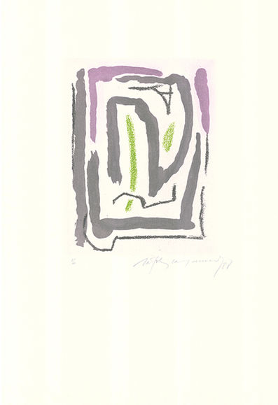 Albert Ràfols-Casamada – Laberint-1, 1988 – Ets