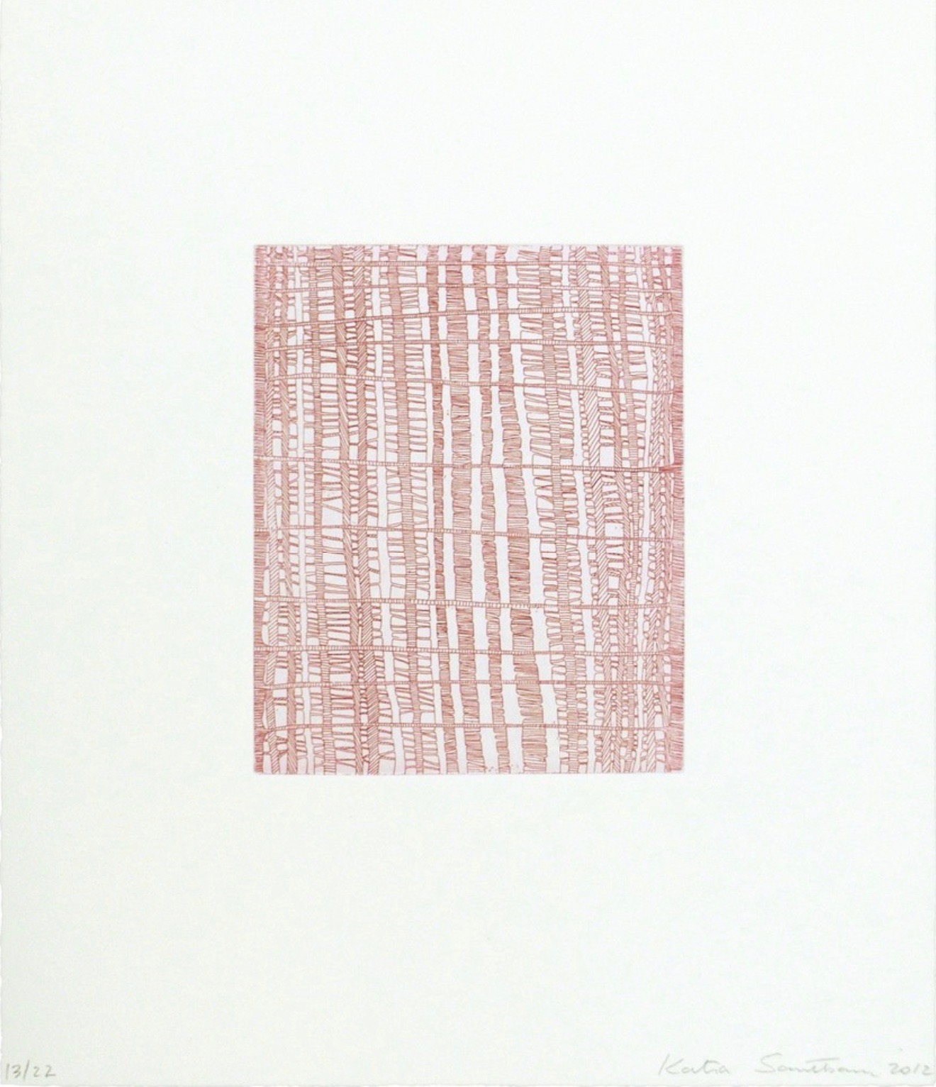 Katia Santibañez – El alma de los árboles, 2013 – Radierung