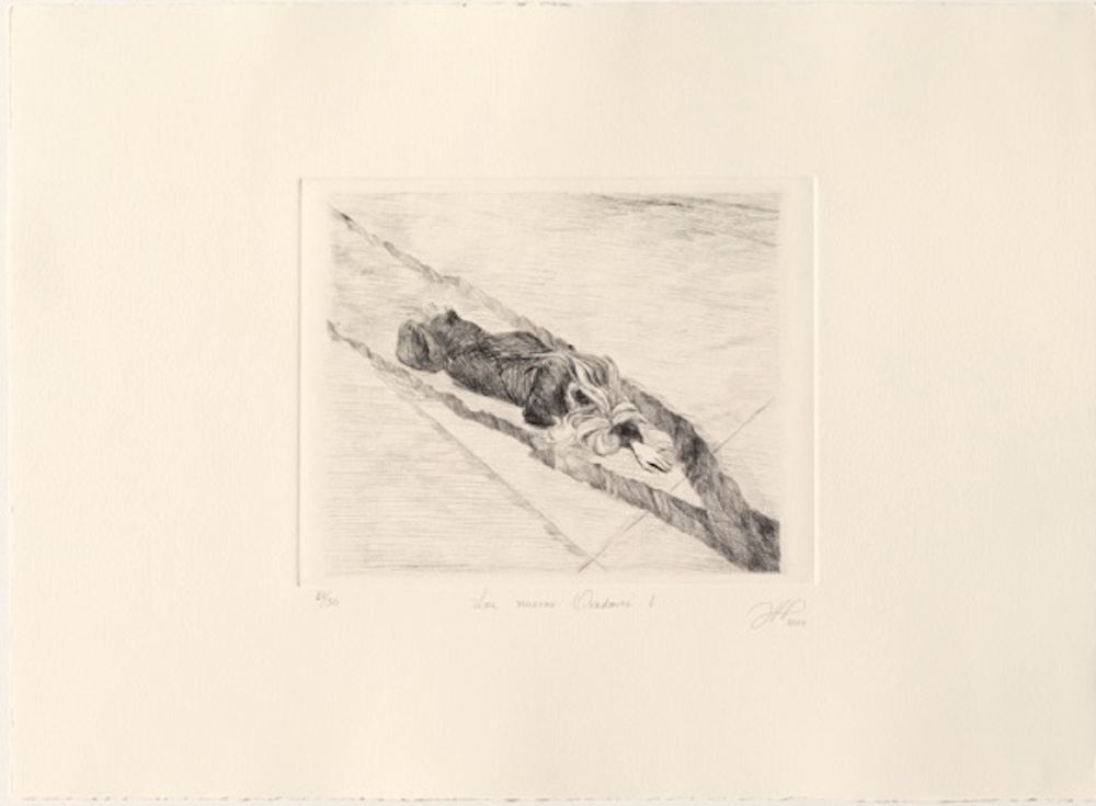 Sandra Gamarra – Los nuevos Oradores I, 2010 – Kaltnadel