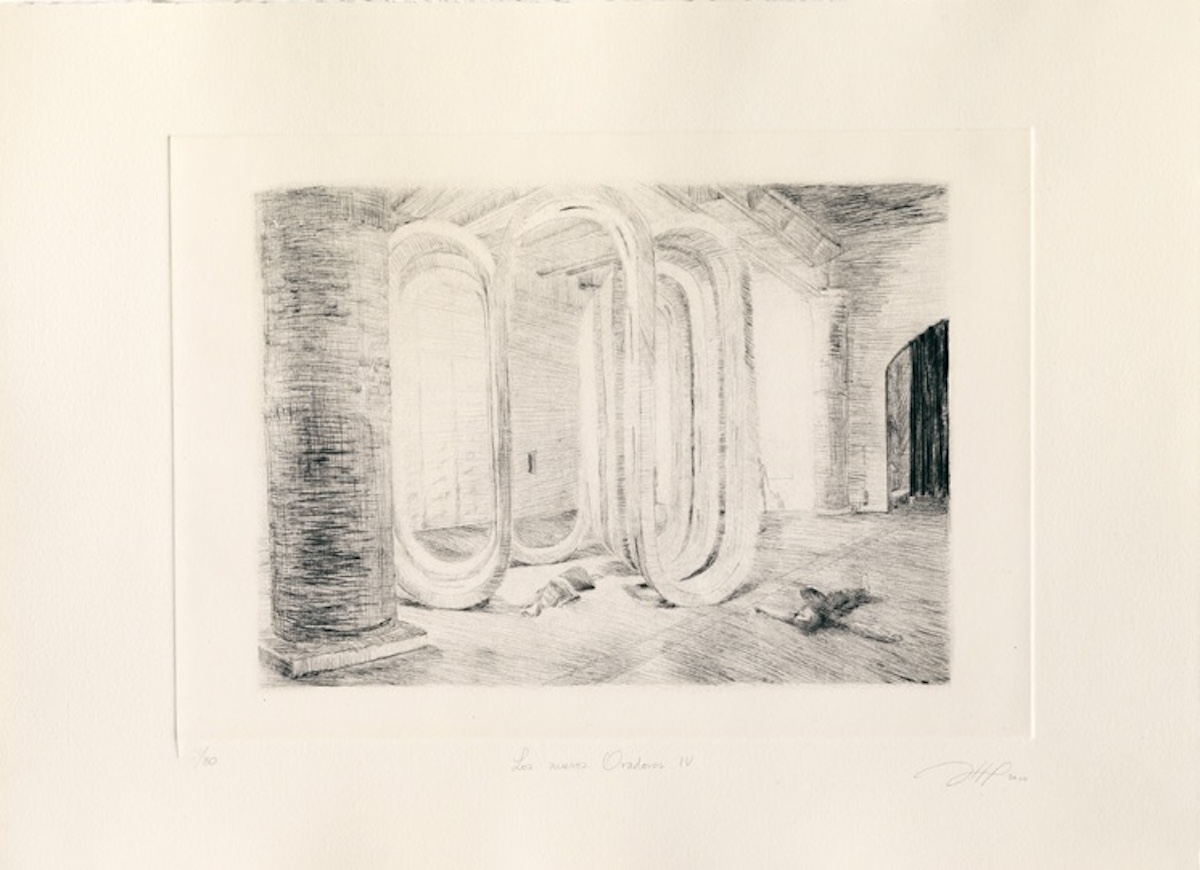 Sandra Gamarra – Los nuevos Oradores IV, 2010 – Kaltnadel