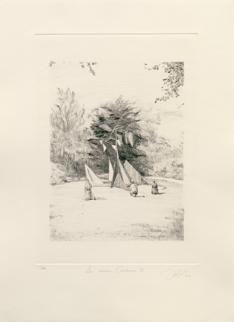 Sandra Gamarra – Los nuevos Oradores III, 2010 – Kaltnadel