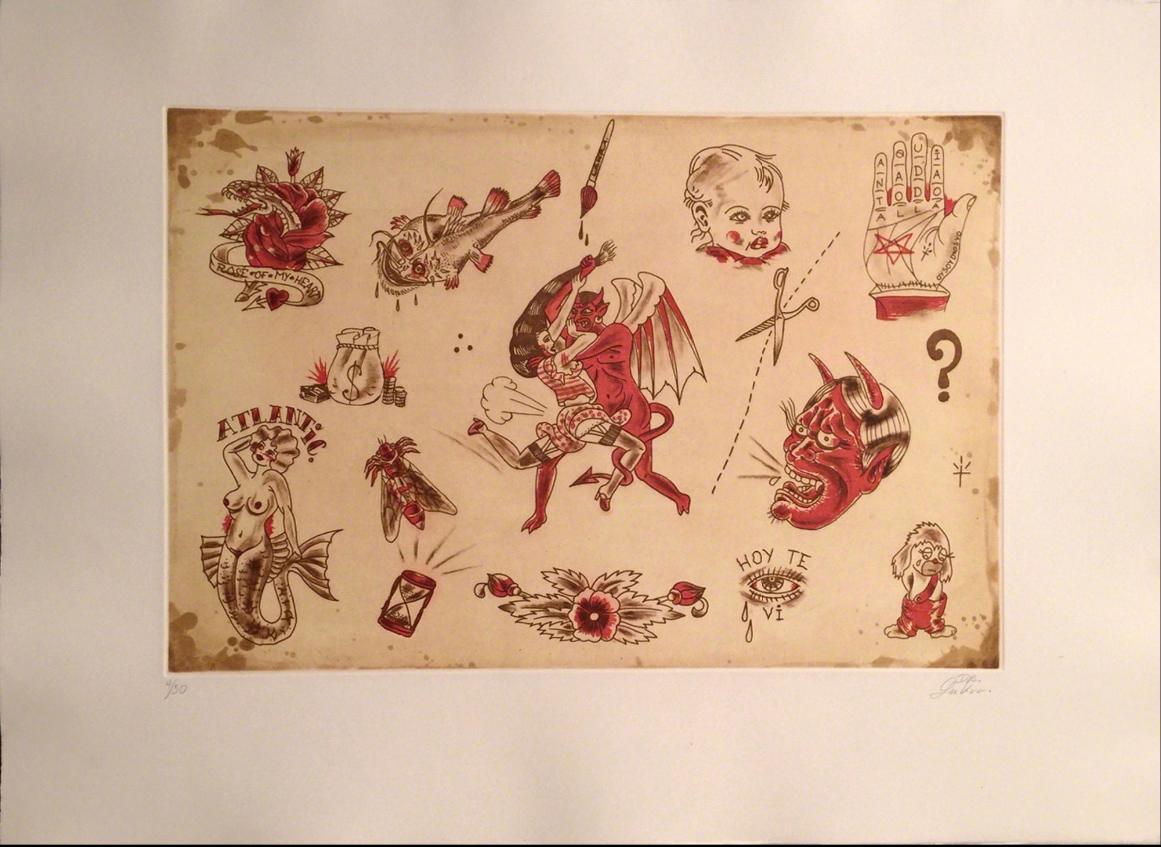 Dr Lakra – Untitled, #10, 2008 – Gravure