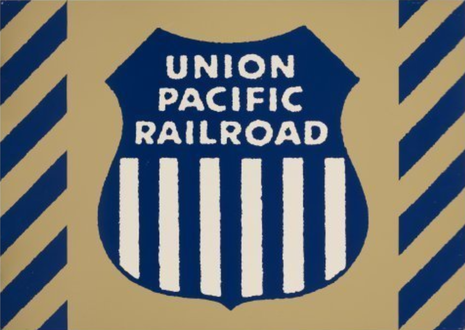 Robert Cottingham – Union Pacific Railraod, 1987 – Técnica mixta