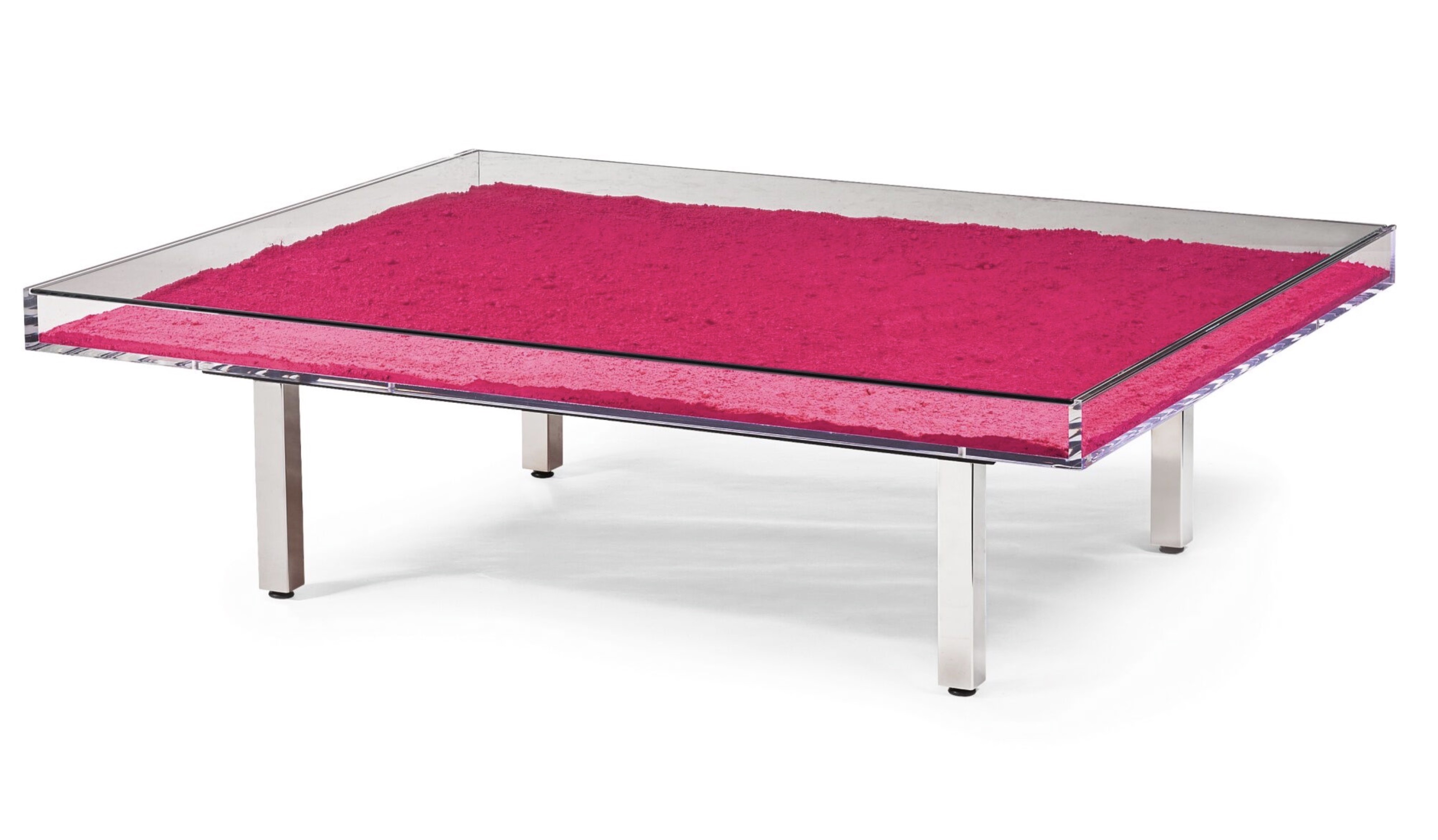Yves Klein – Table Rose, 1961/1963 – Mixed média