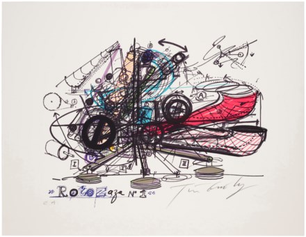 Jean Tinguely – Roto Zaza No. 1, 1975 – Siebdruck
