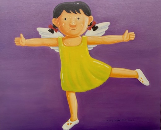 Shen Jingdong – Little Girl, 2012 – Acrílico Sobre Lienzo
