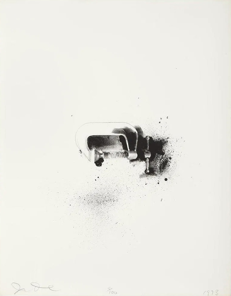 Jim Dine – C-Clamp, 1973 – Lithograph