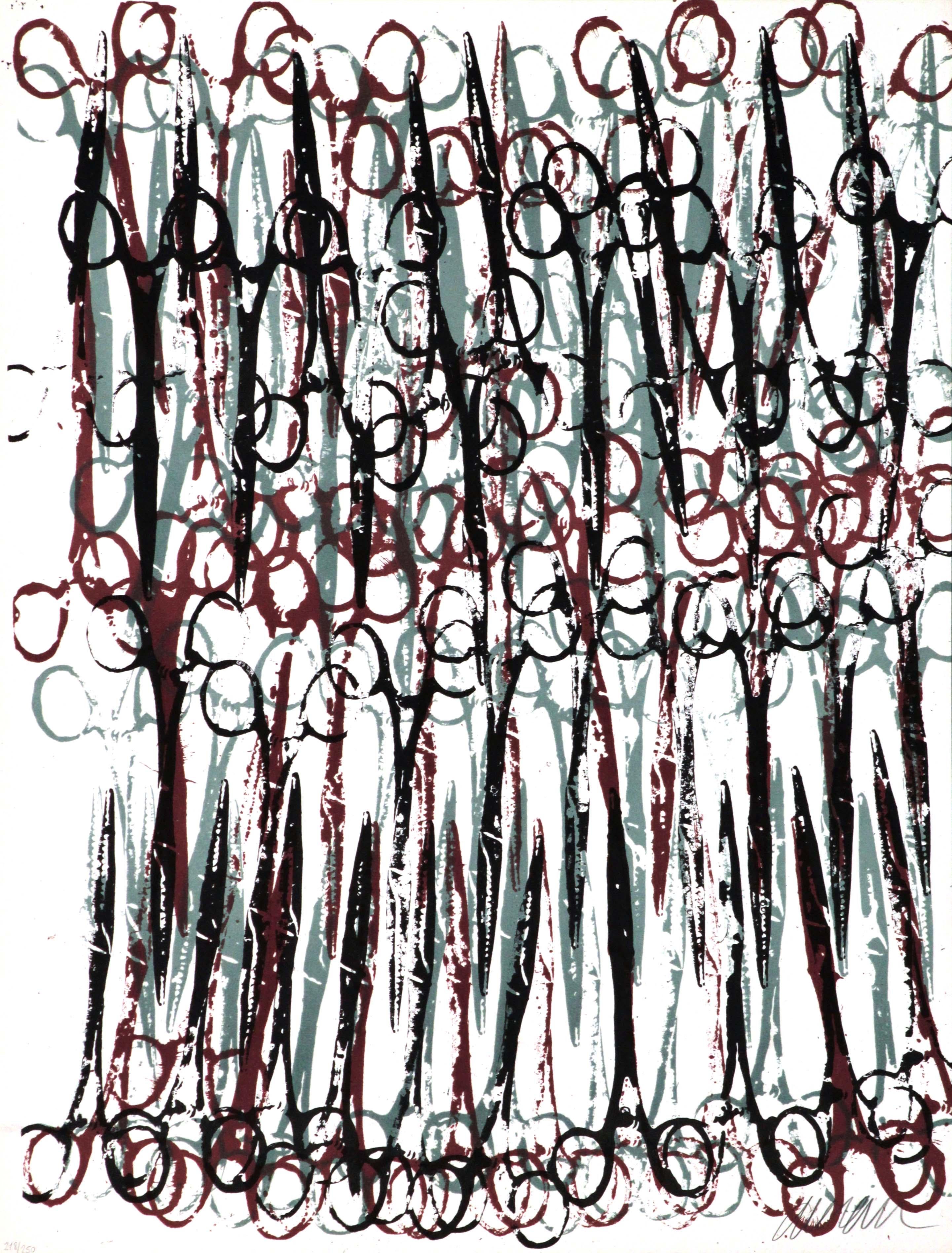 Fernandez Arman – Gothic, 1977 – Lithograph