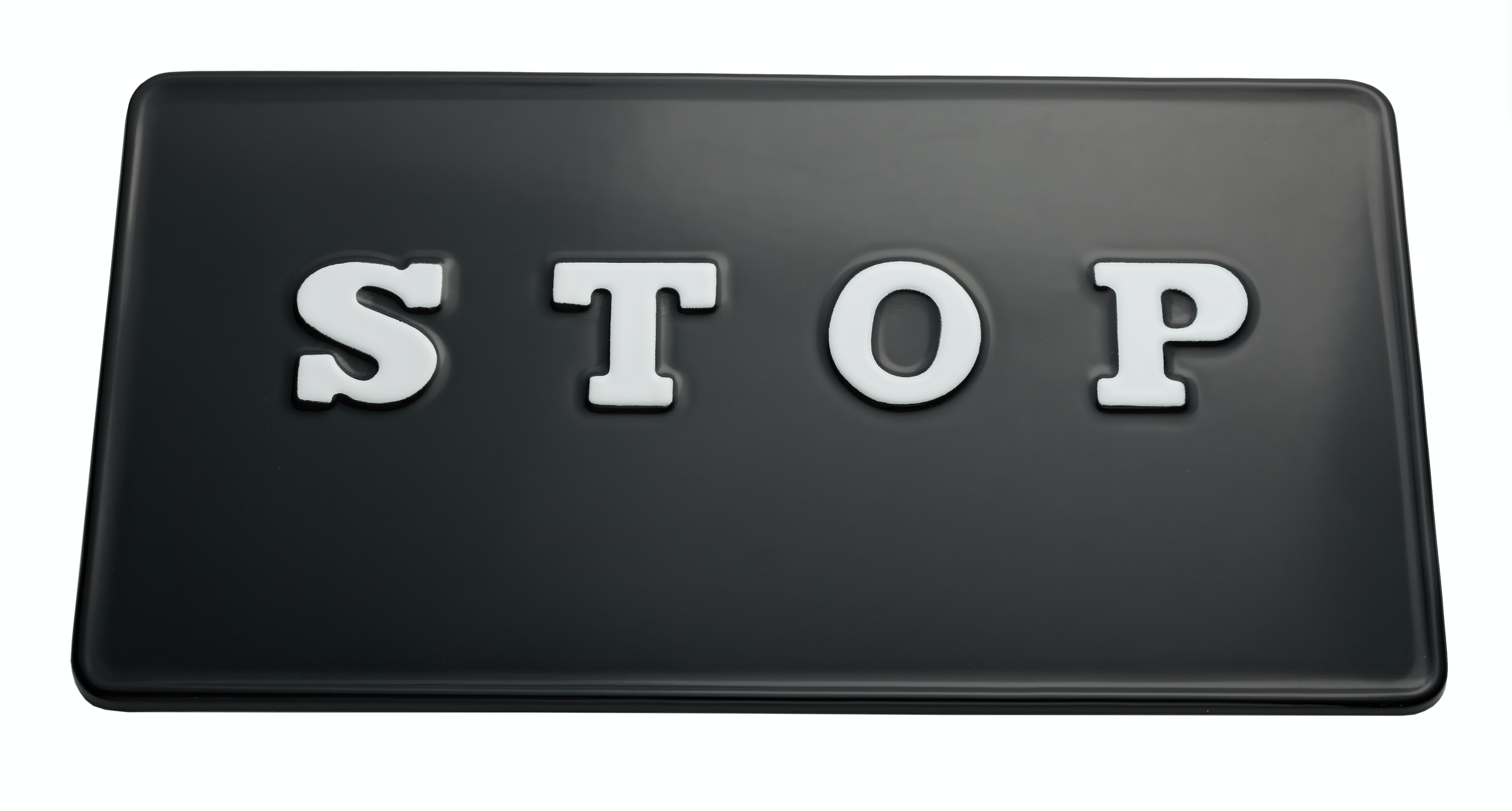 Cornelia Parker – STOP, 2015 – Metalcut
