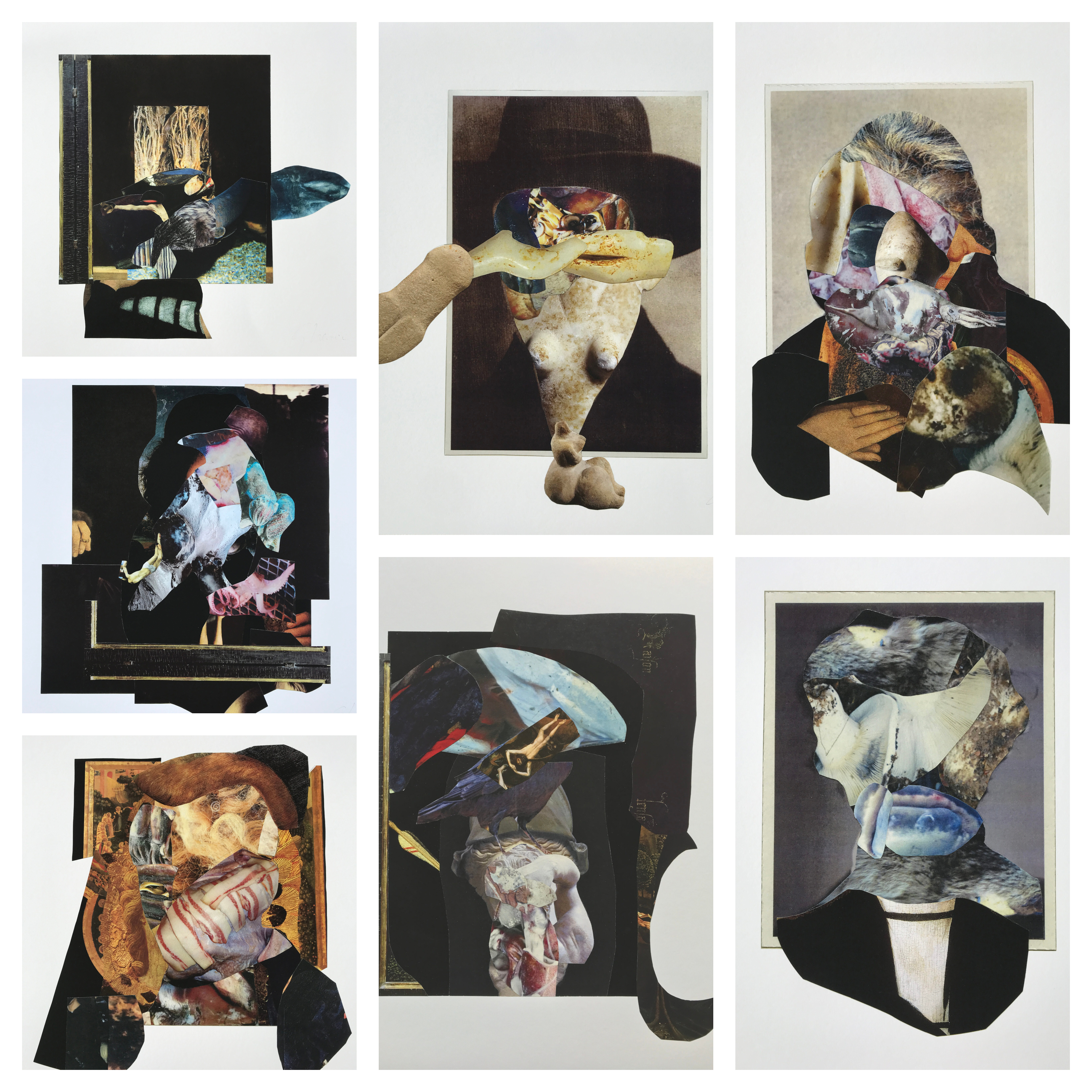 Adrian Ghenie – Nevermore (Portfolio of 7), 2020 – Impression numérique sur papier