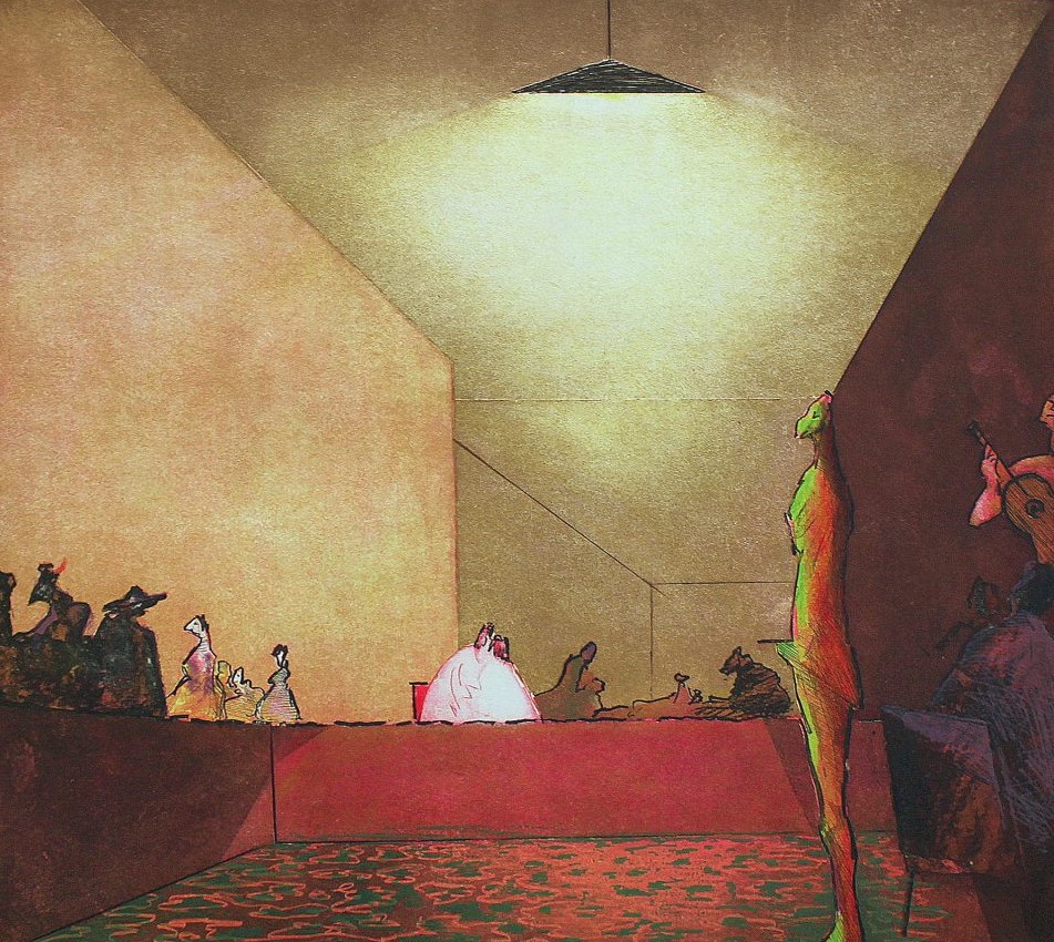Constant Nieuwenhuys – L'ultima cena, 1980 – Gravure à l'eau-forte