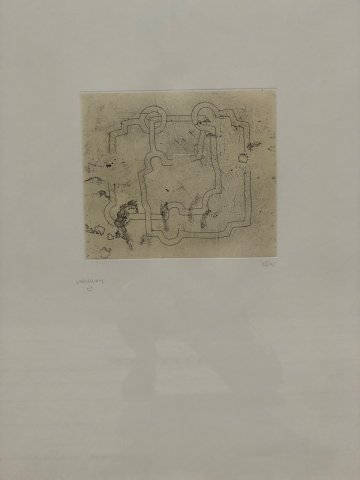Eduardo Chillida – Bidearte I, 1980 – Gravure à l'eau-forte
