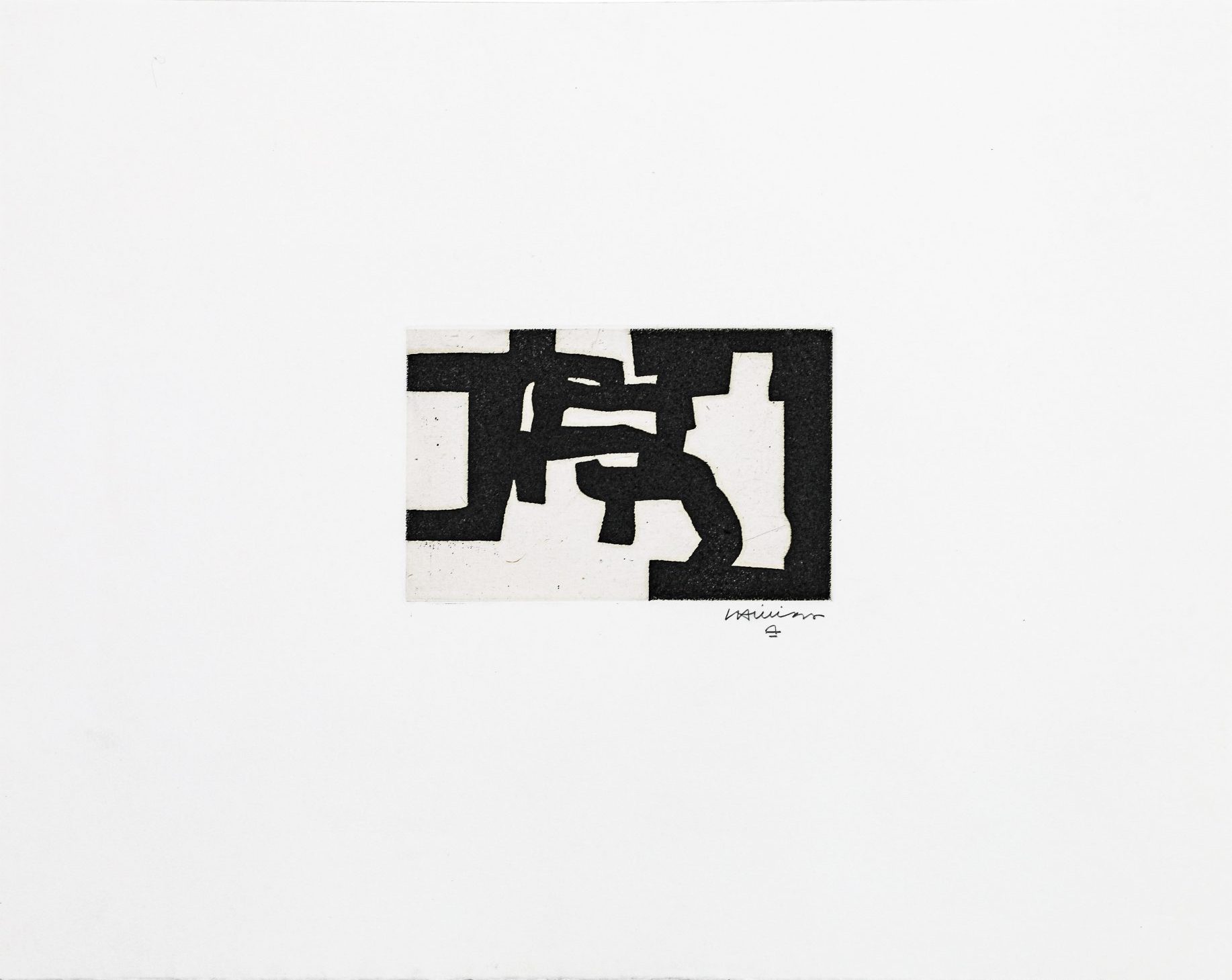 Eduardo Chillida – Aurrera, 1967 – Aguafuerte